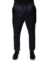 Dolce & Gabbana Dark Blue Cotton Skinny Sweatpants Pants -   -  Dolce & Gabbana.